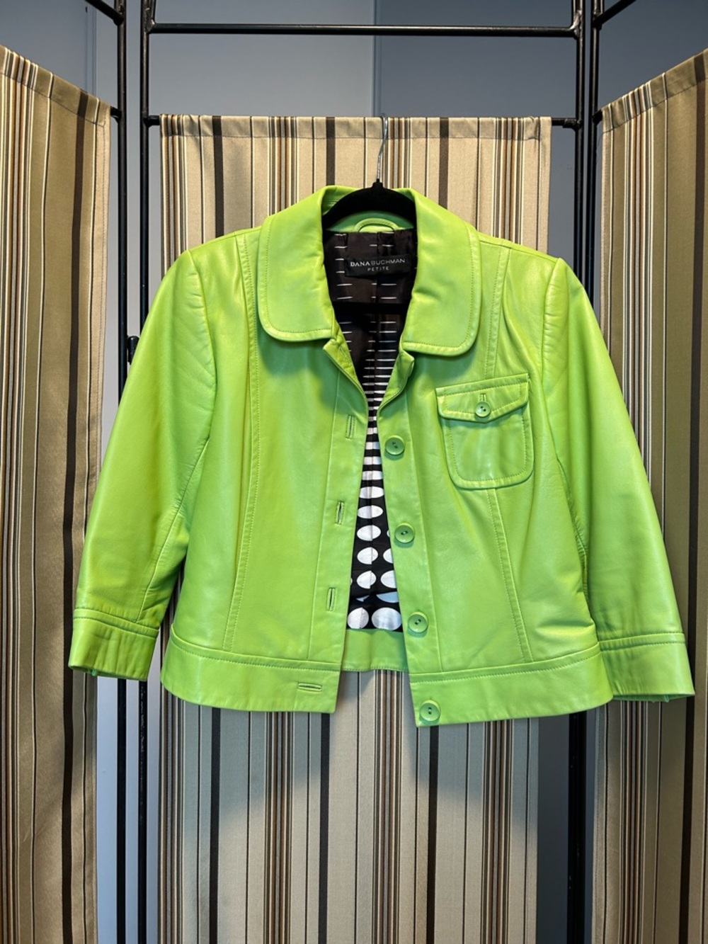 Dana Buchman leather jacket